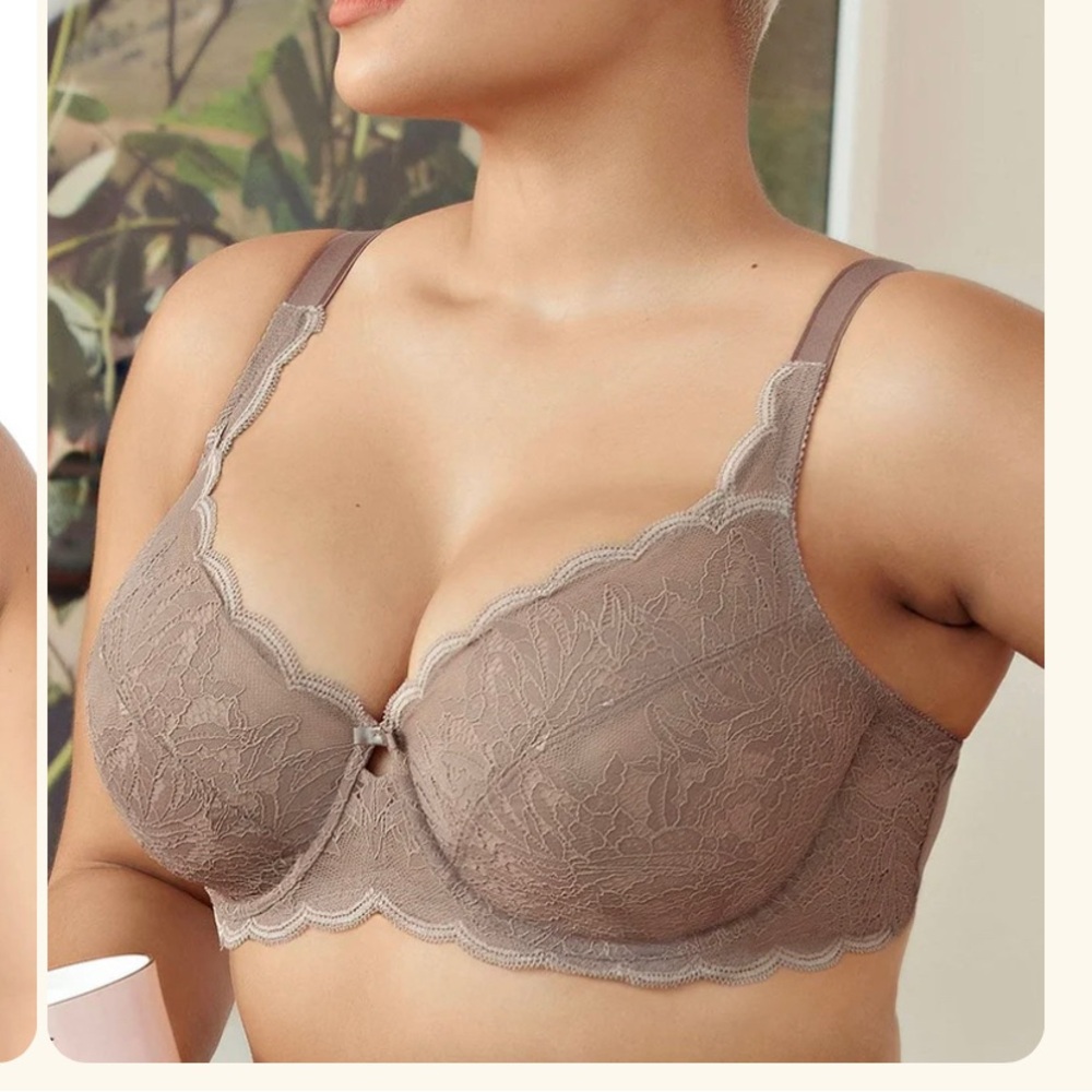 *Paramour by Felina purple lace unlined bra size 36D
